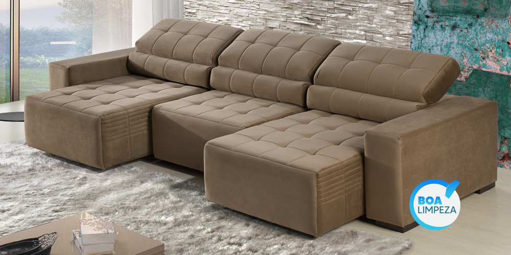 A Boa Limpeza realiza todo tipo de higienização em sofás, inclusive limpeza de sofá retrátil